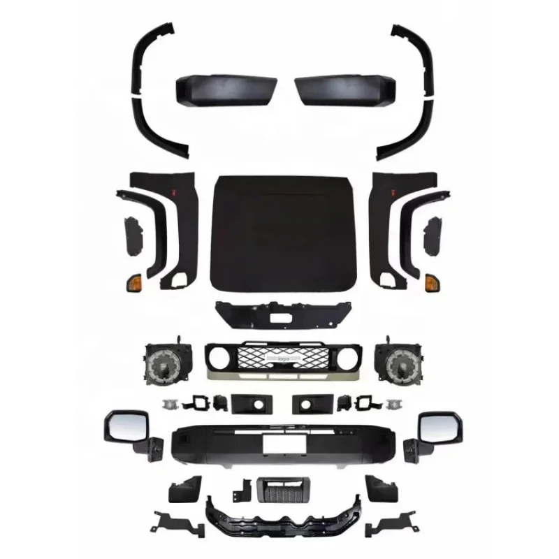 

Upgrade Body Kit Front Bumper Hood Fender for LC76 Land Cruiser Upgrade to 2024 Style