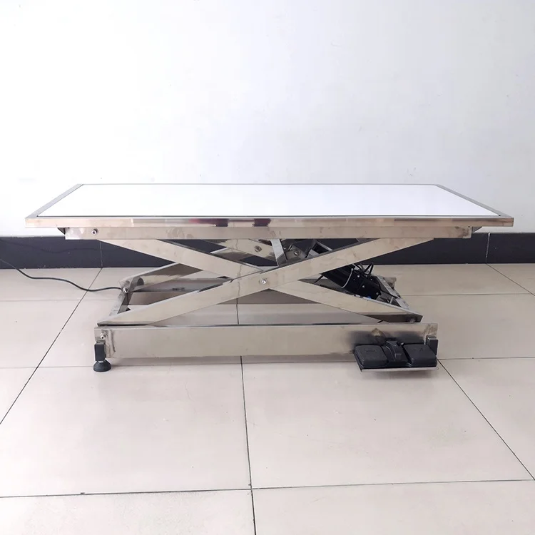 Electric Lift Hydraulic Pet Veterinary Animal Operating Examination Grooming Table for Vet