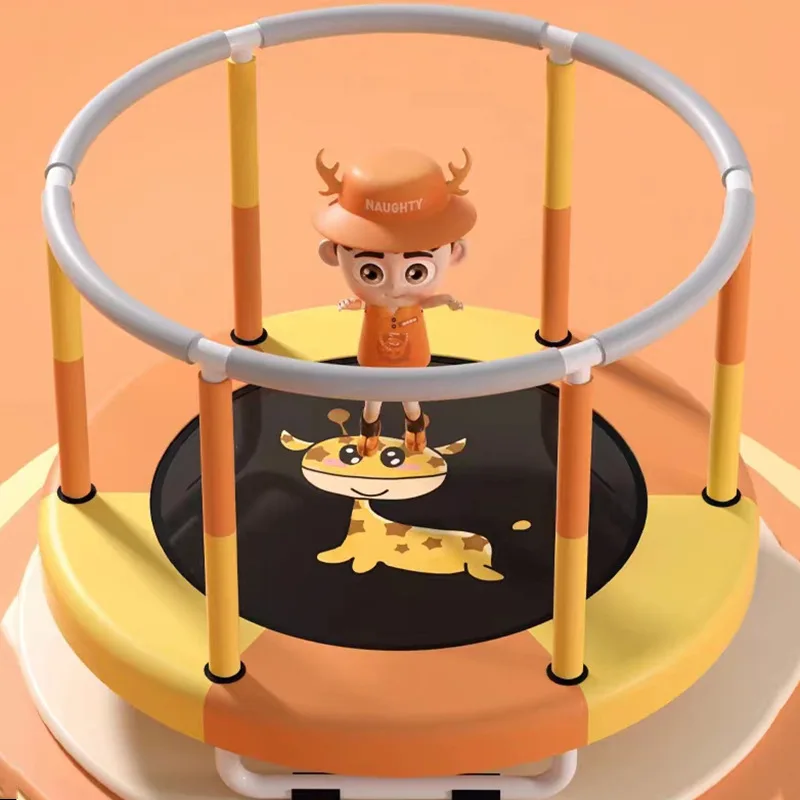 

Household children's indoor trampoline bouncing bed bouncing bed children baby pedal bed small family net toy