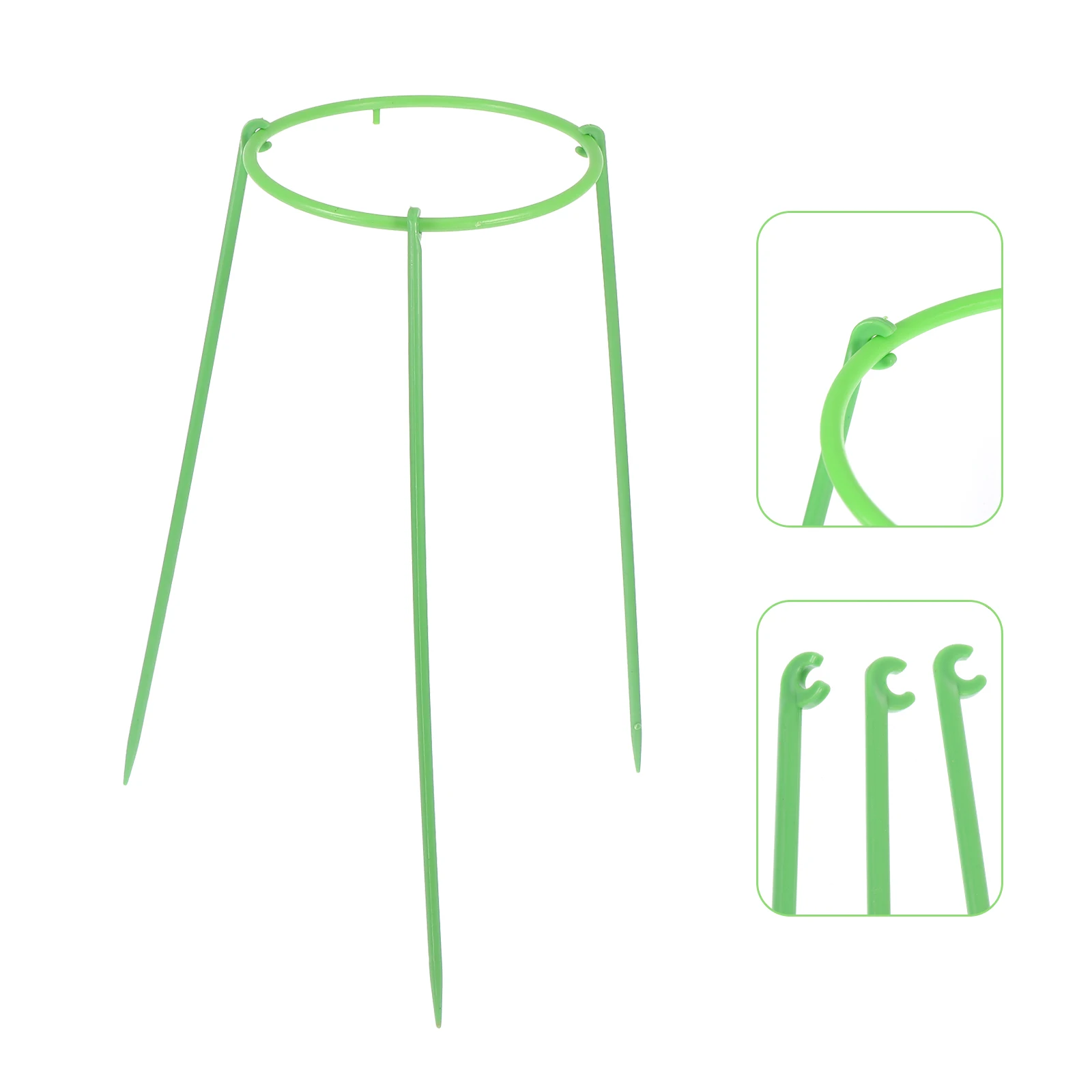 

10 set Flower Support Rods Green Lightweight Stable Plant Cage Rack For Orchid Bonsai Potted Plants Fixed Support Bracket