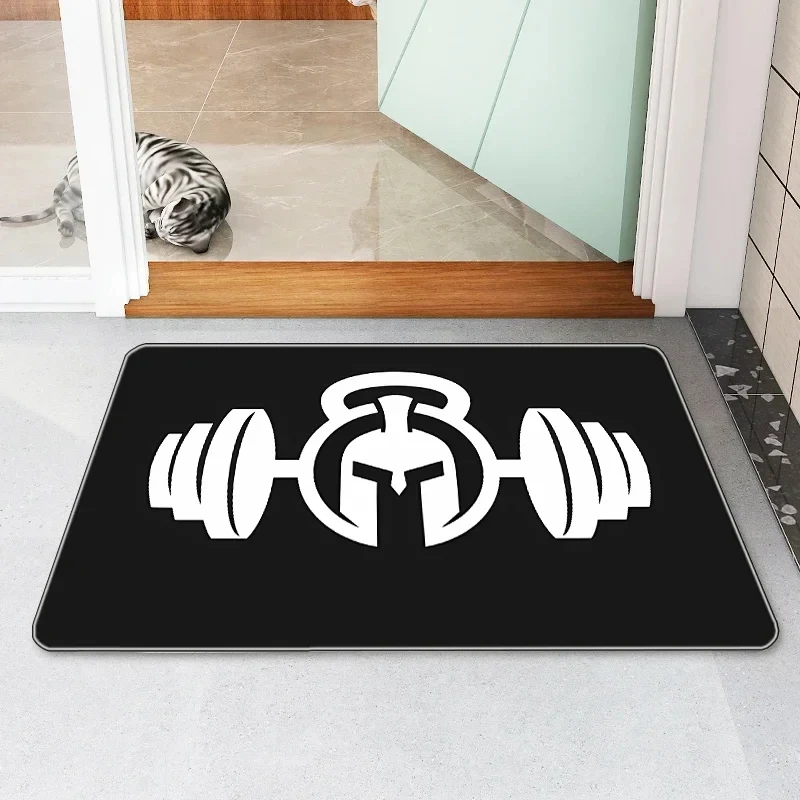 Gym Welcome Doormat Mat Living Room Carpet Entrance Door Rugs Home Kitchen Bath Foot Mats Fitness Enthusiasts Non-slip Mats