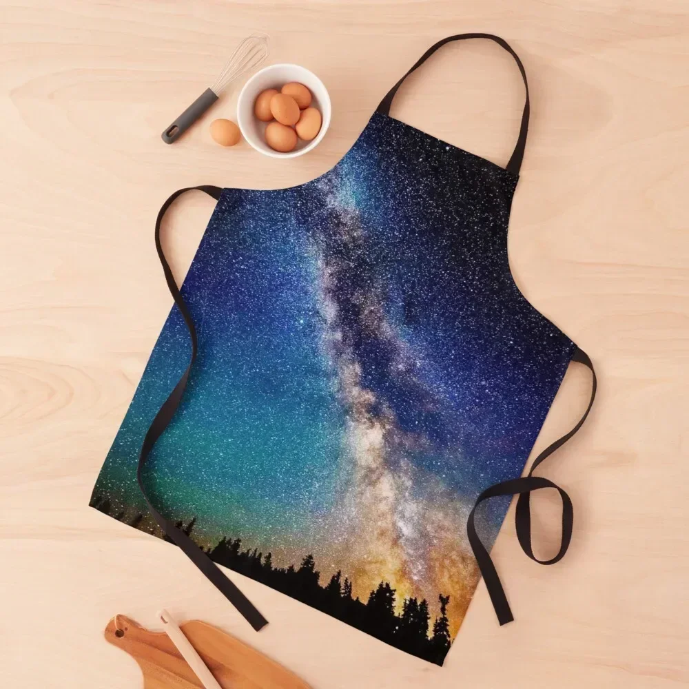 

Stary, Stary, Night Apron bib kitchen girl Women's Dresses Apron