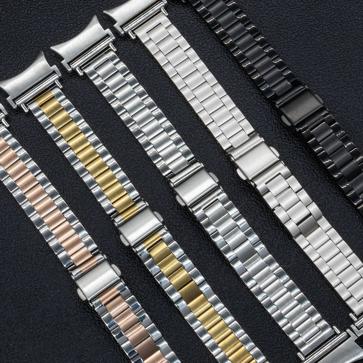 Быстросъемный ремешок из нержавеющей стали без зазоров для Samsung Galaxy Watch 6 Classic 43 Galaxy 7 6 5 4 44 40 мм 5Pro45 Браслет с маленькой талией
