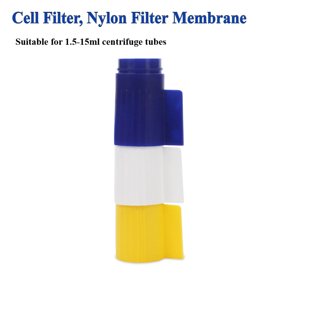 

Biosharp Cell Strainer, 40um 70um 100um Nylon Filter Membrane, Suitable for 1.5-15ml Centrifuge Tubes