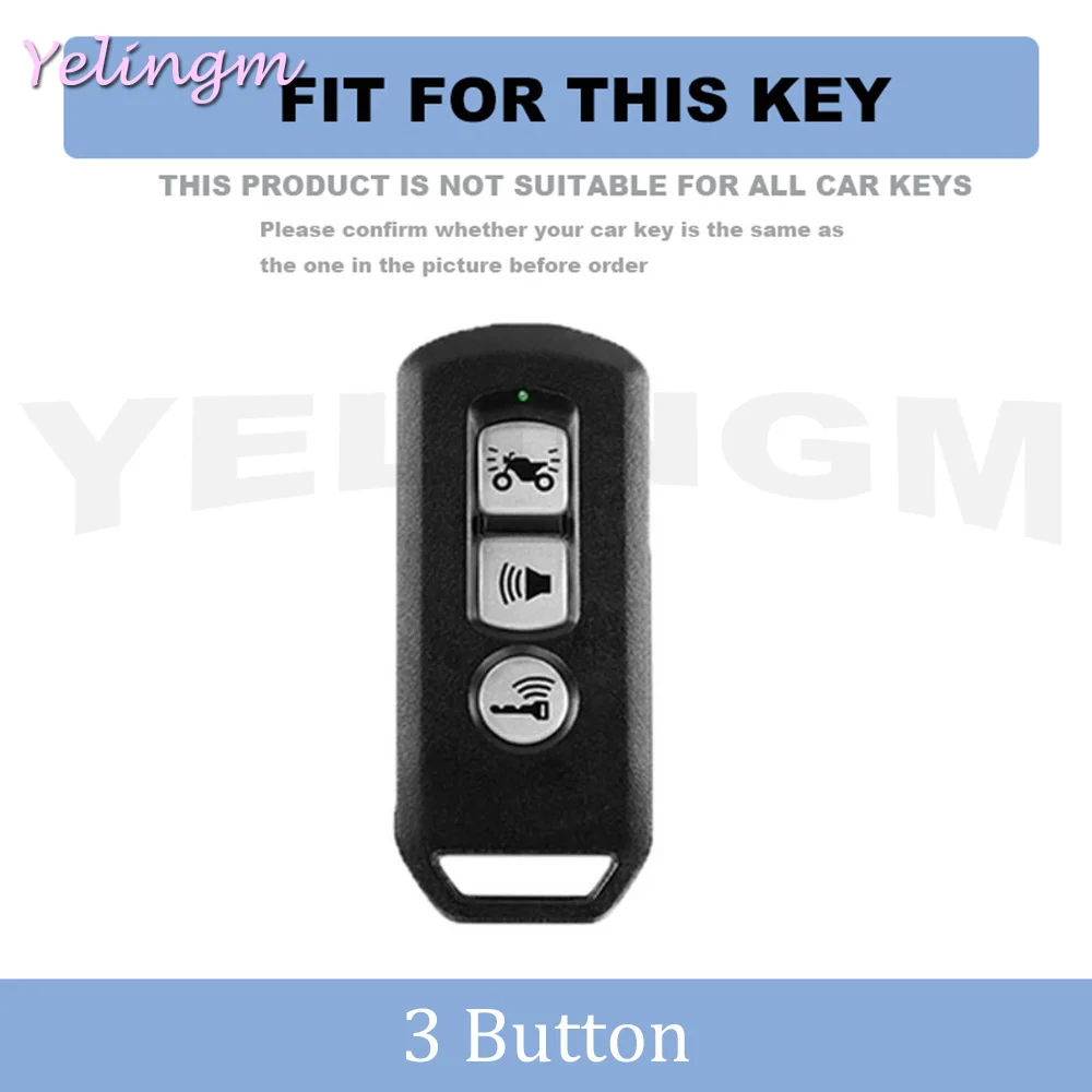 For Honda Forza 250 350 X-ADV 750 SH150i SH300 150 PCX 125 SH125 JpADV150 Gun Grey TPU Auto Shell Fob Car Remote Key Case Cover