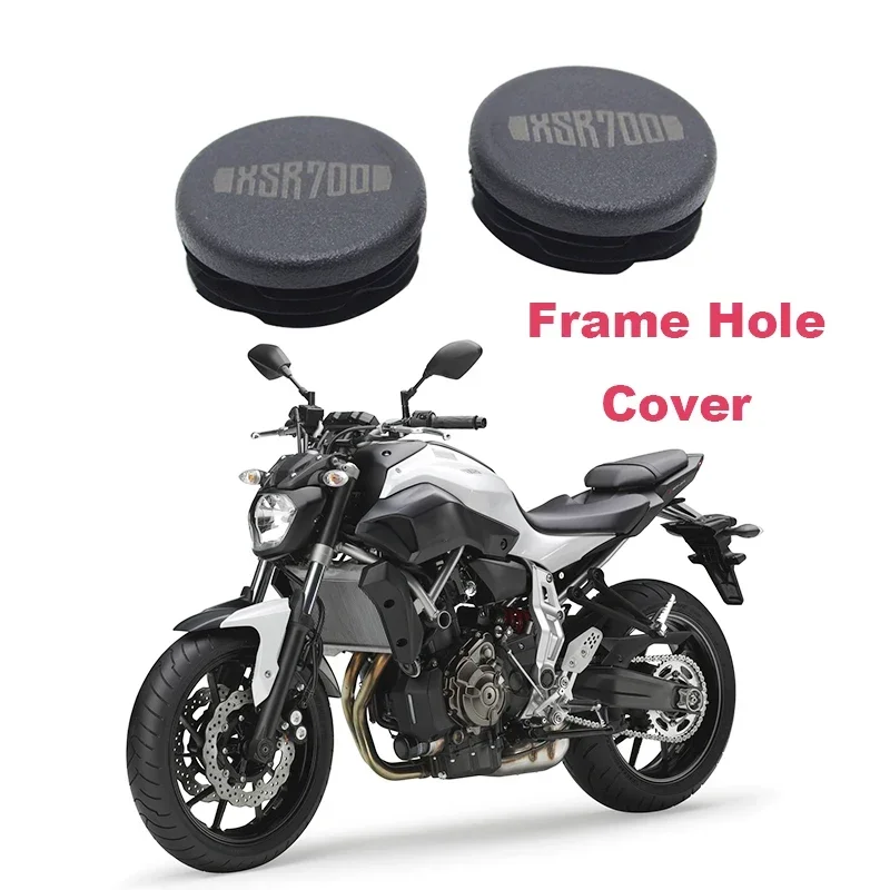 For Yamaha MT-07 Tracer 700 XSR 700 2013-2021 2020 MT07 Tracer700 XSR700 Frame Hole Cover Caps Plug Decorative Frame Cap Set