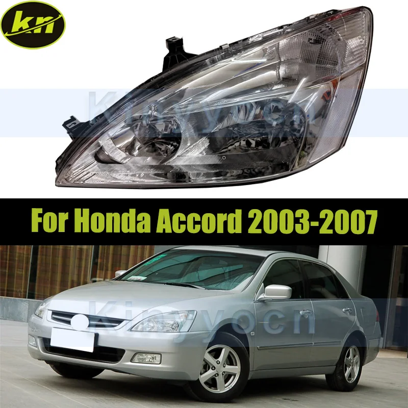 

Car Front Bumper Headlight Headlamp For Honda Accord 2003 2004 2005 2006 2007 Head Light Head Lamp