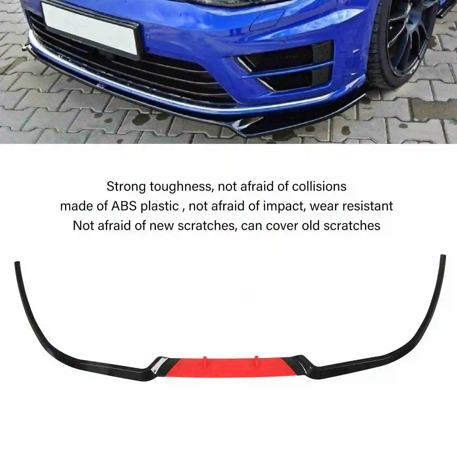 

Front Bumper Lip Separator Front Bumper Lip Resistant Front Bumper Lip Separator 114cm Replacement for Seat Leon