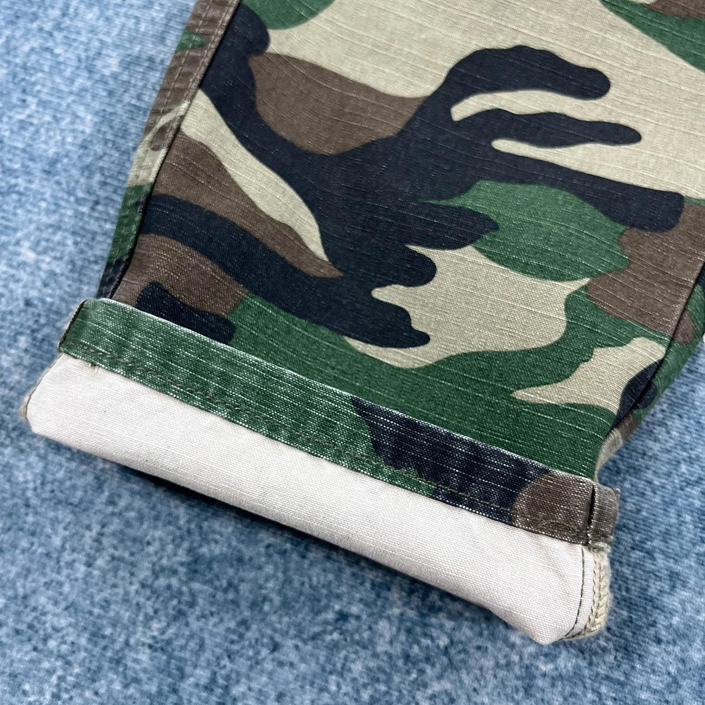 Pantalones de camuflaje 100% algodón, pantalones largos informales de pierna recta para primavera y otoño, pantalones de trabajo para deportes al aire libre para hombres