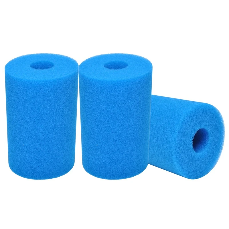 NEW-Filter Sponge For Intex Type B, Foam Cartridge Compatible With Intex Type B For Above Ground Pool Reusable Washable