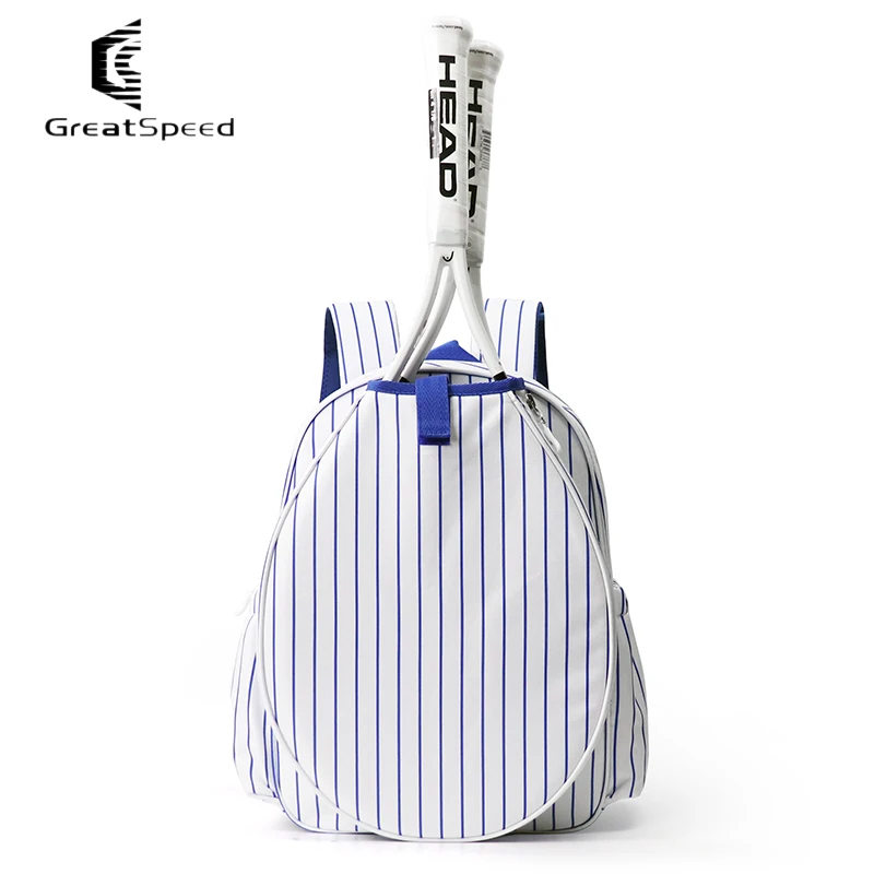 Great Speed Tennis Badminton Racquet Bag One Shoulder Mini Compact Lightweight Portable White Chest Bag Shoulder Bag
