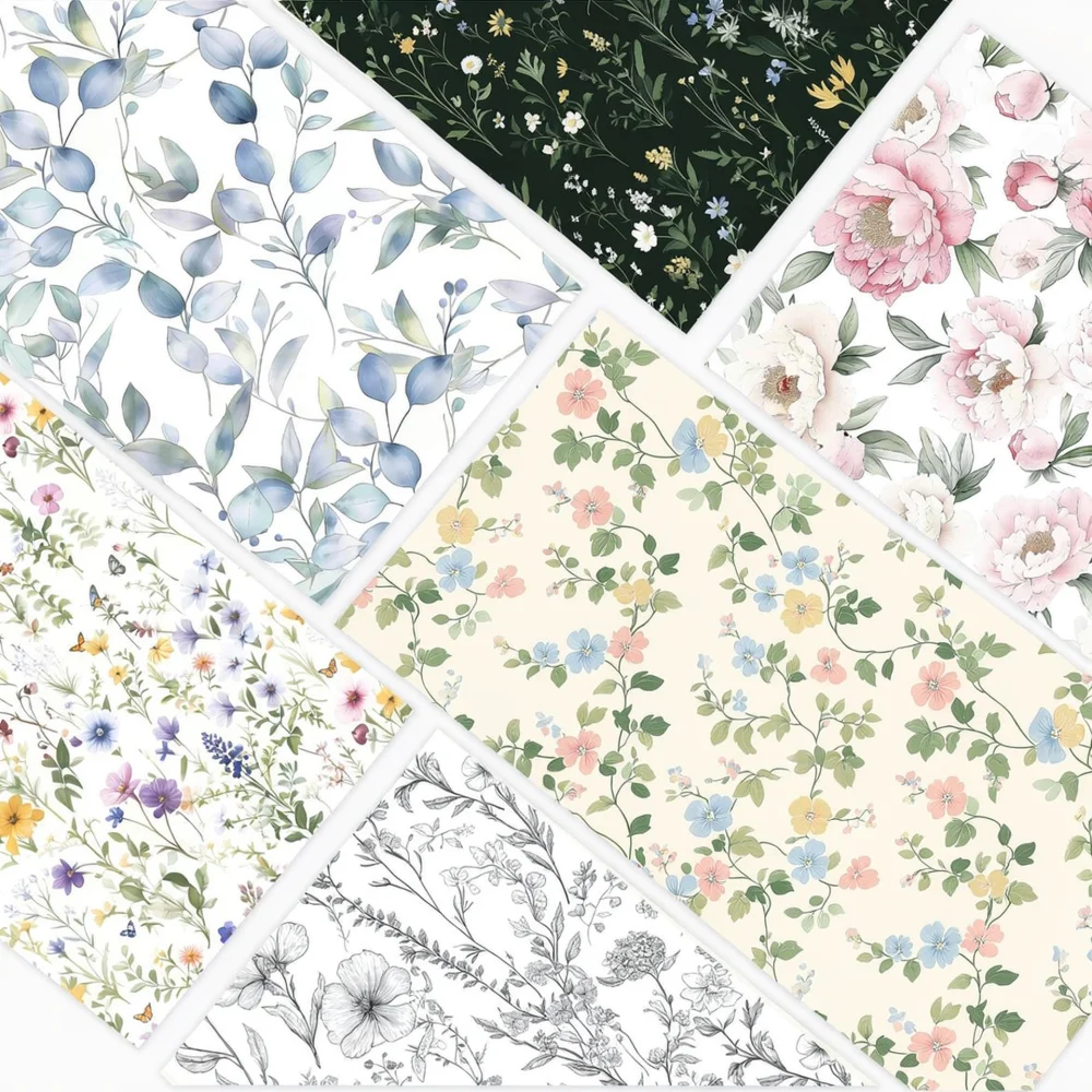 Peel And Stick Floral Wallpaper French Garden Contact Paper Removable Decorative Adhesive Film For Walls Cabinets Renovation