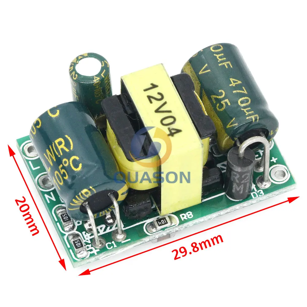 12V400mA (5W) switching power supply module / LED voltage regulator module / AC DC step-down buck module