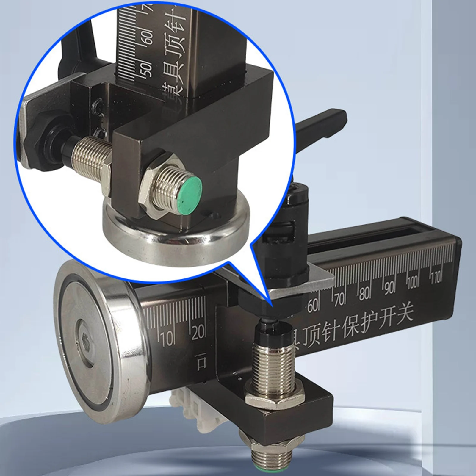 D48 Strong Magnetic Mold Protection Switch, NPN PNP Adjustable Ejector Pin Protection for Injection Molding Machine Controller