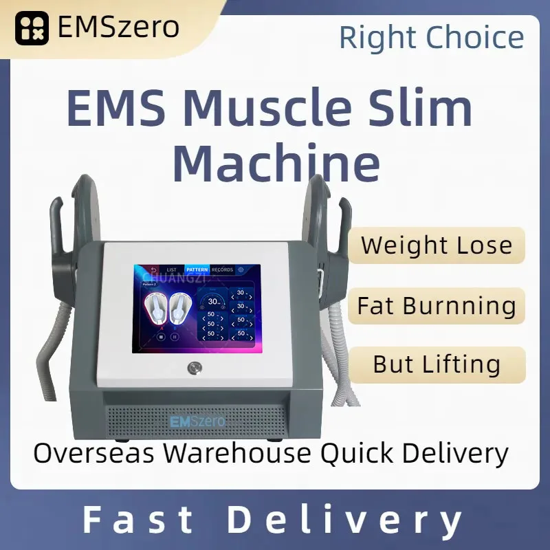 EMSZERO 6500W 14 Tesla Fat Removal Contouring Muscle Electric Stimulation Ems Body Sculpt Slimming Muslim Sets Machine