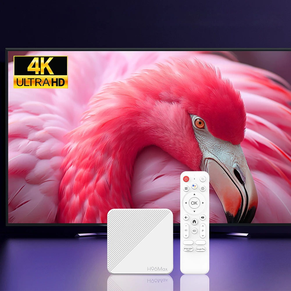 Android14 4K المسرح المنزلي الذكي TV Box H96Max Google Assistant Netflix Streaming Bluetooth Media Player 2G 8/16G Wifi 6 #3