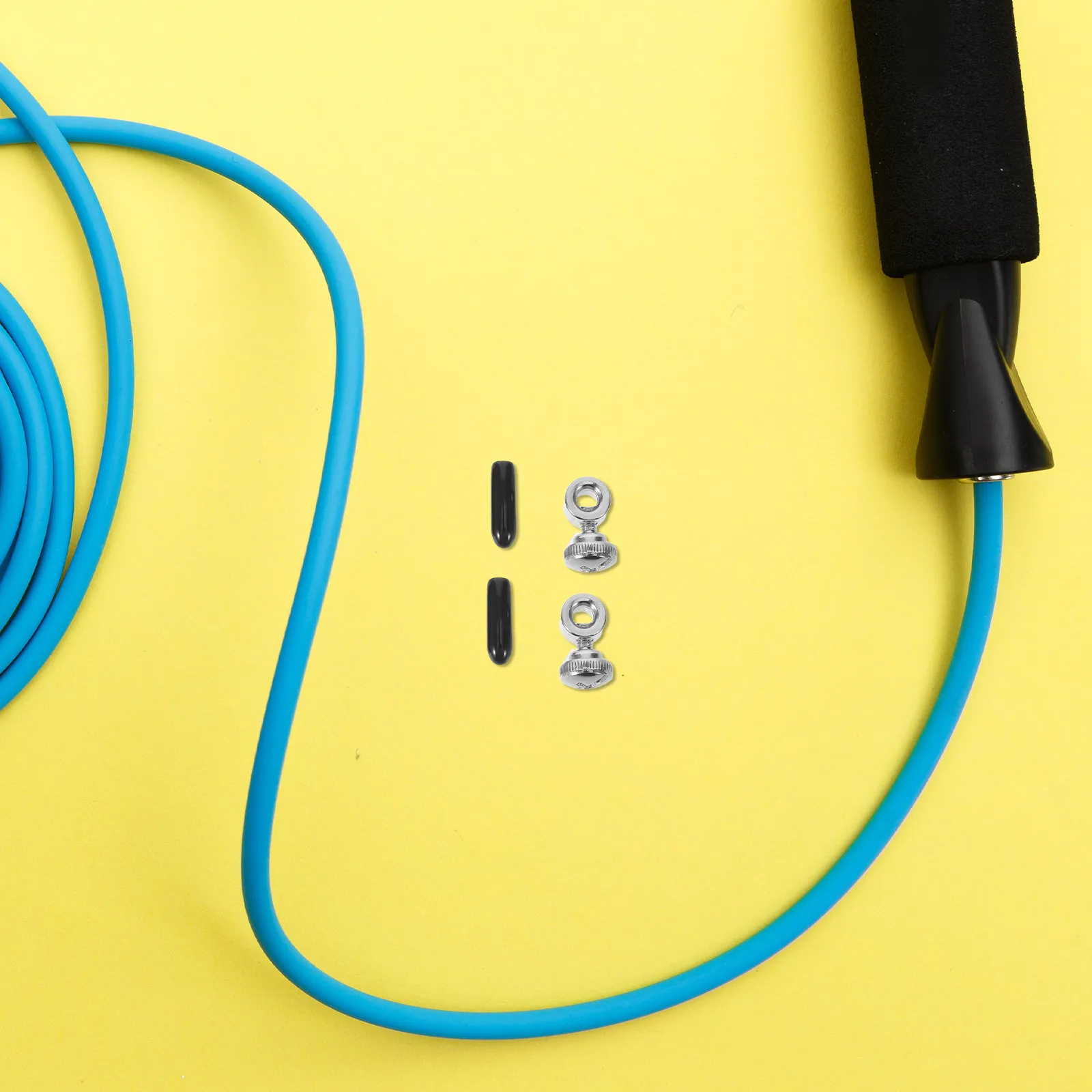 10Sets Jump Rope Replacement Screws Heavy Duty Adjustable End Caps Repair Kit Fitness Jump Rope Spare Parts Cable Ends