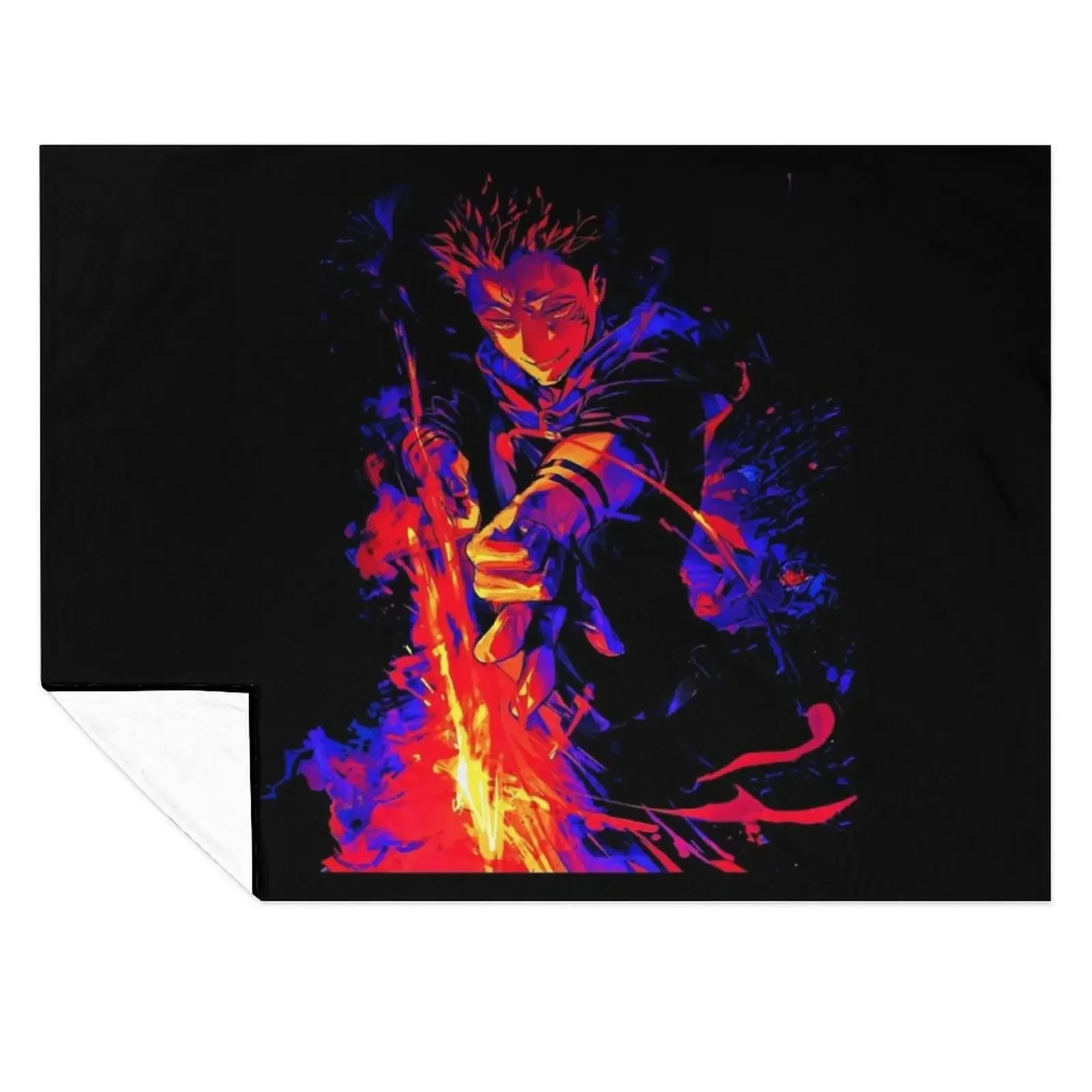 

Ryomen Sukuna Throw Blanket Beach Soft Big Personalized Gift Polar Blankets