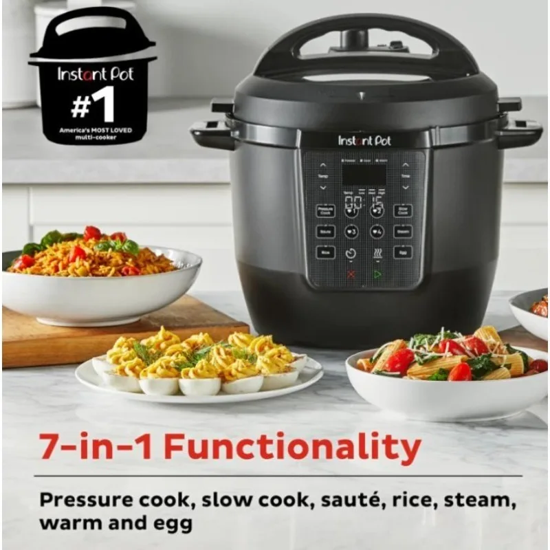 Instant Pot RIO Chef Series 6 Qt Pressure Cooker and Multi-Cooker - Perfect for Cooking Delicious Meals