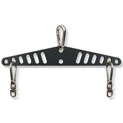 Multi-Grip LAT Pull Down Bar for Home Gym Fitness Spreader Plate LAT Pulldown Attachments F Pulley System Cable Machine Handle
