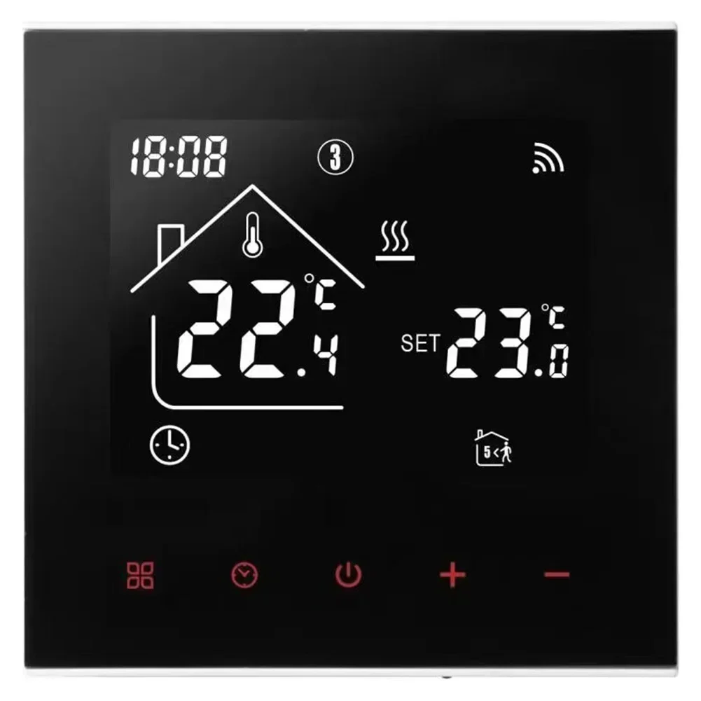 Tuya WiFi LCD Water Floor Heating Thermostat Touchscreen Display Remote Temperature Control