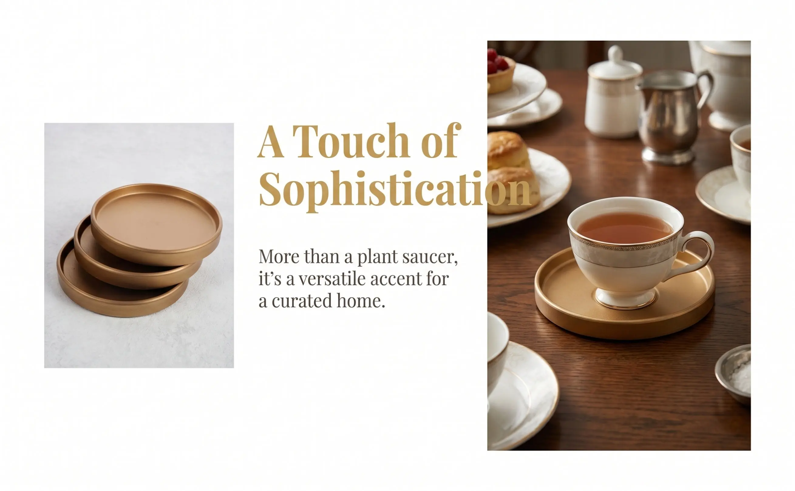 3Pcs Ceramic Round Plant Pot Saucers Flower Pot Drip Trays Water Holding Trays for Indoor Balcony Gardening Bonsai Potted Plants