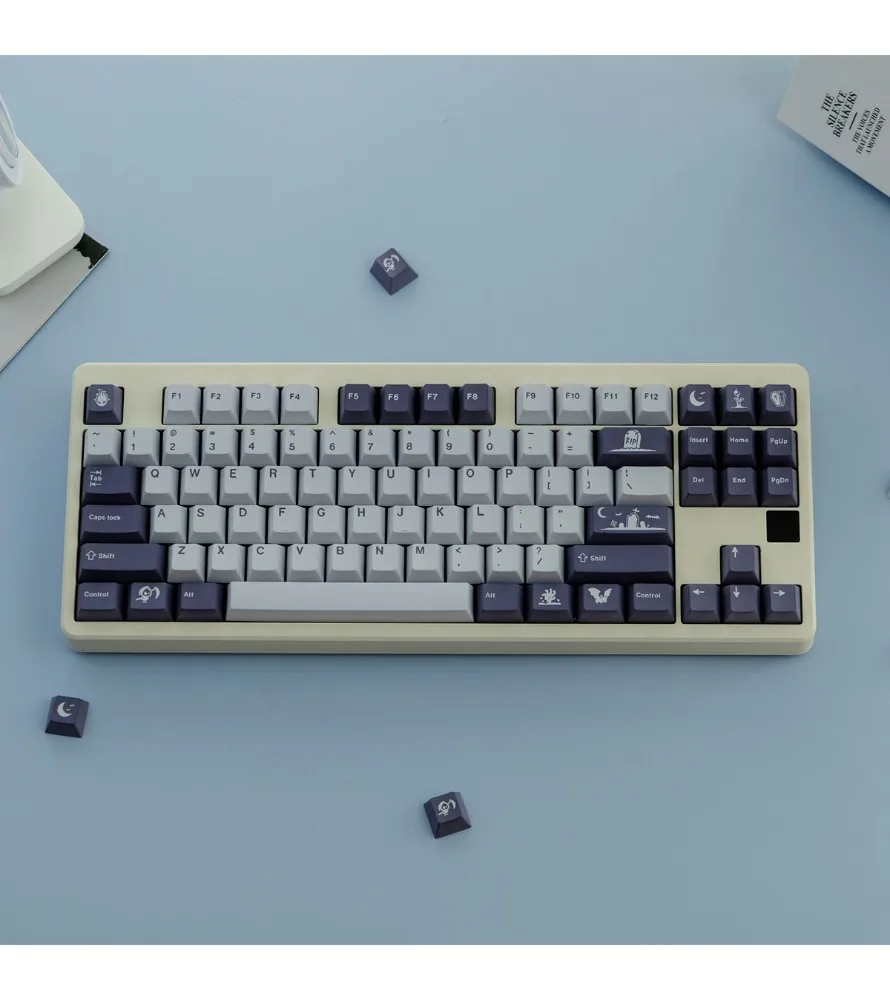 

Midnight keycap PBT original highly sublimated mechanical keyboard suitable for customization