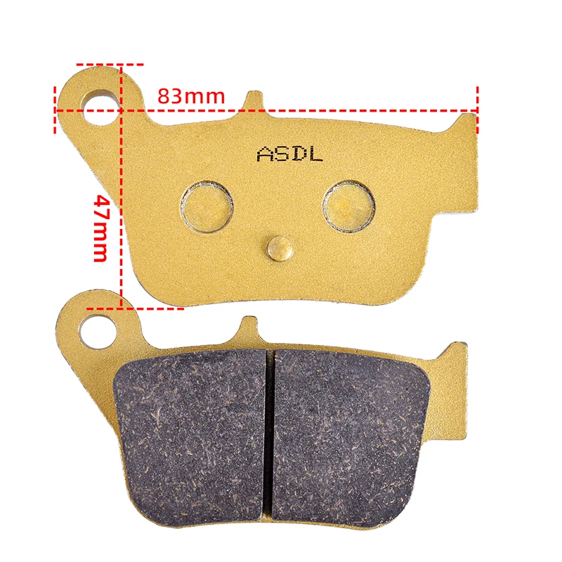 

Motorcycle Rear Brake Pads For SYM Max 400i Inc ABS 2011-2021 Max Sym 600i ABS 2014-2015 400CC 600CC