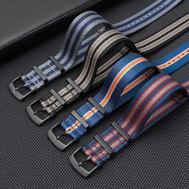 Superior Nylon Watchband for OMEGA Seamaster Seiko SKX007 Durable Bracelet Men Women 18/20/22/24mm Universal NATO Woven Strap image 5