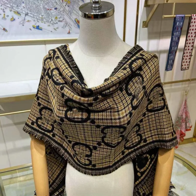 

Осенне-зимний новый кашемировый шарф, женские высококачественные мужские и женские шали, теплый шарф-шаль для пар