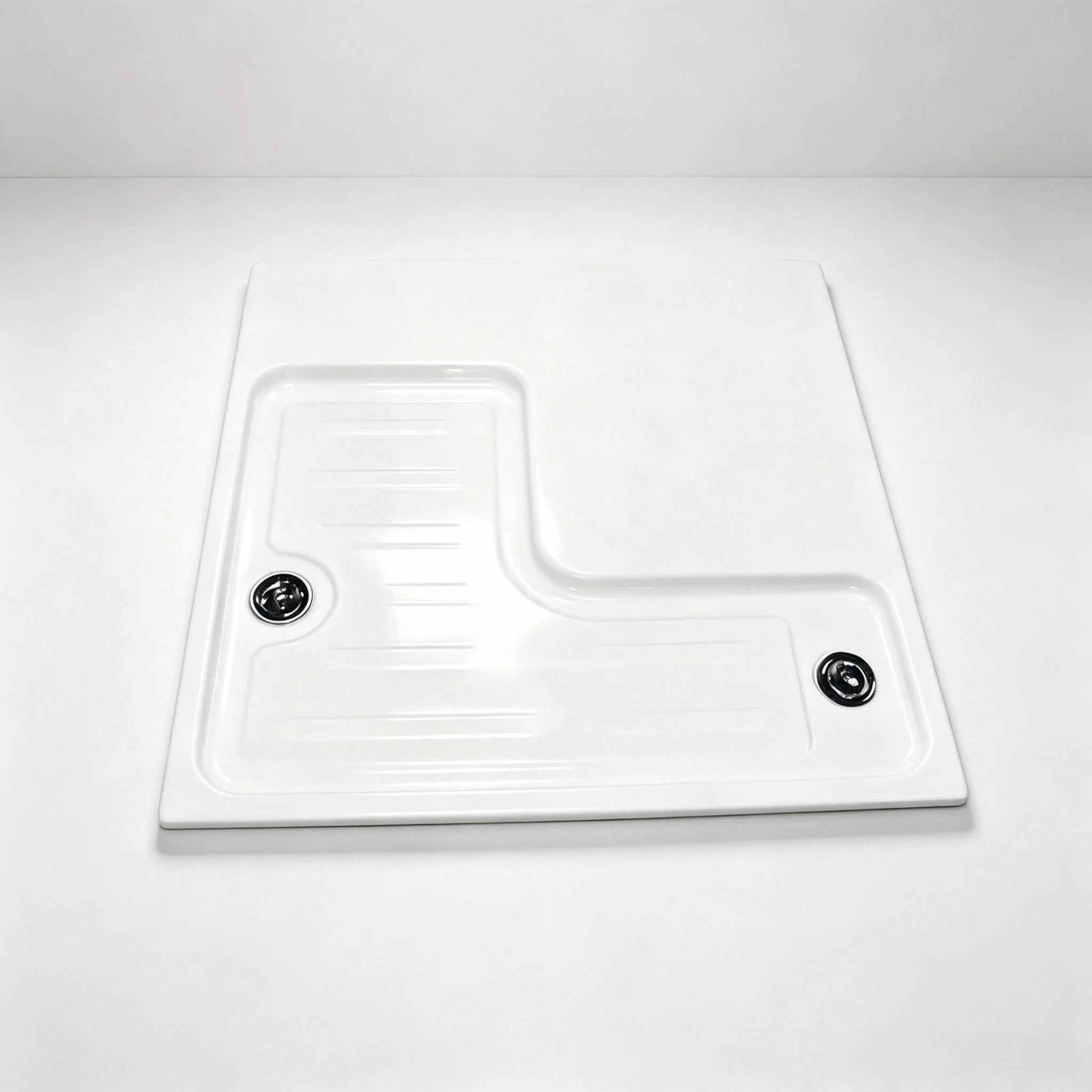 800x800mm RV Shower Pan, Camper Yacht Bathroom Shower Base Tray, RV Motorhome Caravan Bathroom Accessories