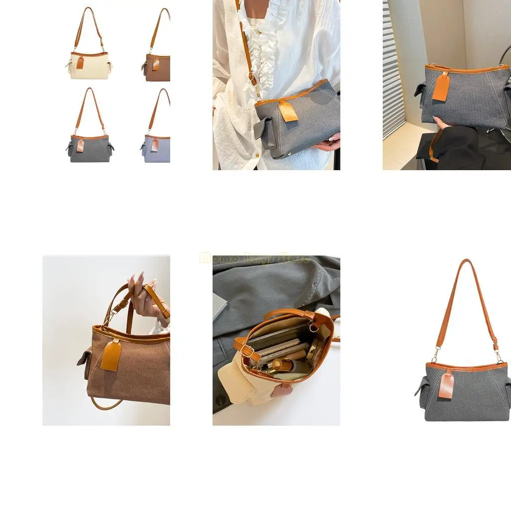 

X90D Roomy Multifunctional Single Strap Handbag Lightweight Shoulder Bag With Organizational Pockets For Professionals