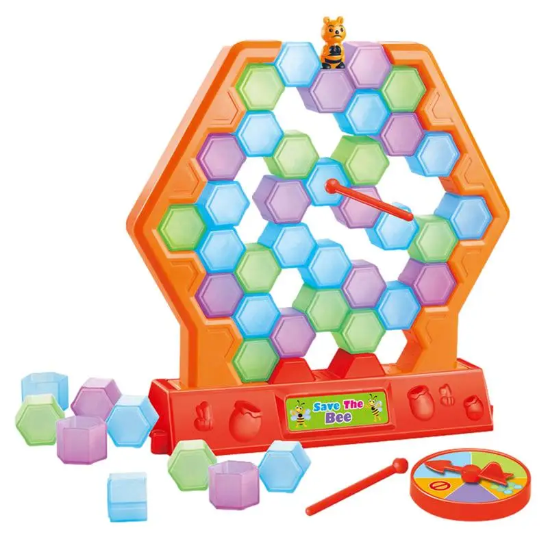 Save The Bees Game Break Bricks Game With Colored Blocks Indoor Activity For Children Colored Blocks Break Bricks Game Fun And