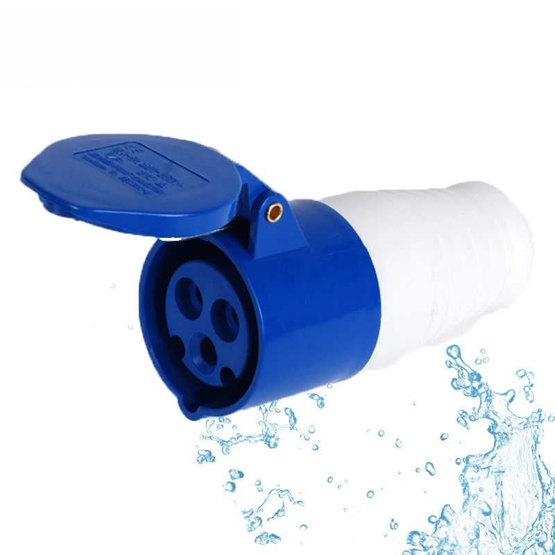 

Connector 3P4P5P industrial socket 16A32A63A125A coupler pair plug-in single-phase three-phase