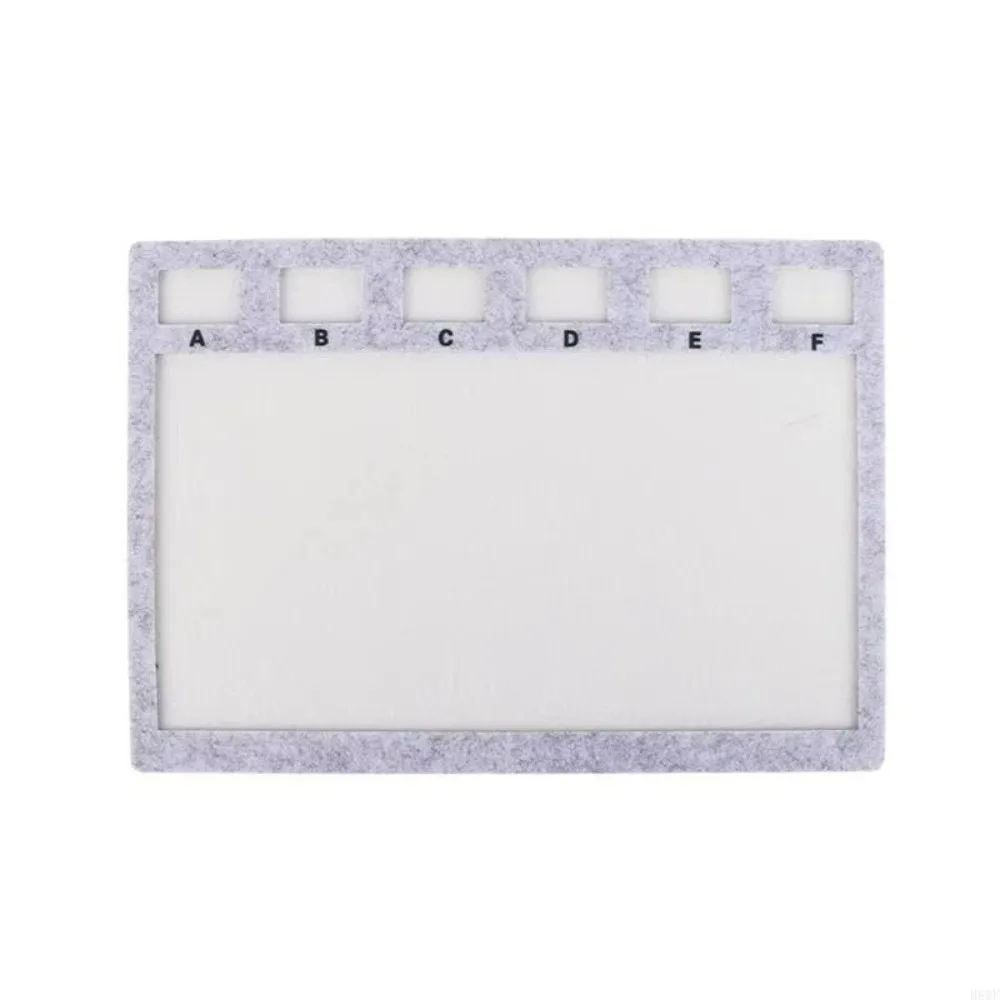 Felt Felt Beading Tray Alphabetic Scale Measurement Markings Beadwork Design Tray Felt Surfaces Nonslip Beading Crafting Mats