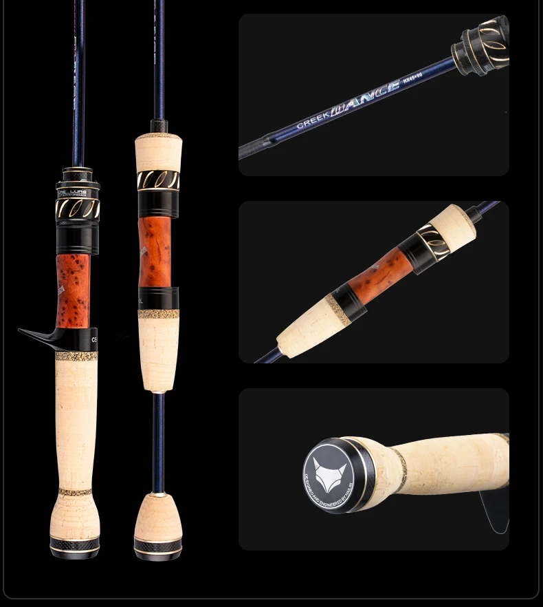PURELURE CREEK DANCE Forellenrute BFS Fishing Casting UL Spinning Light Travel Rod Stream Ejection Rod Fuji Alconite Ring Barsch – Detail 32