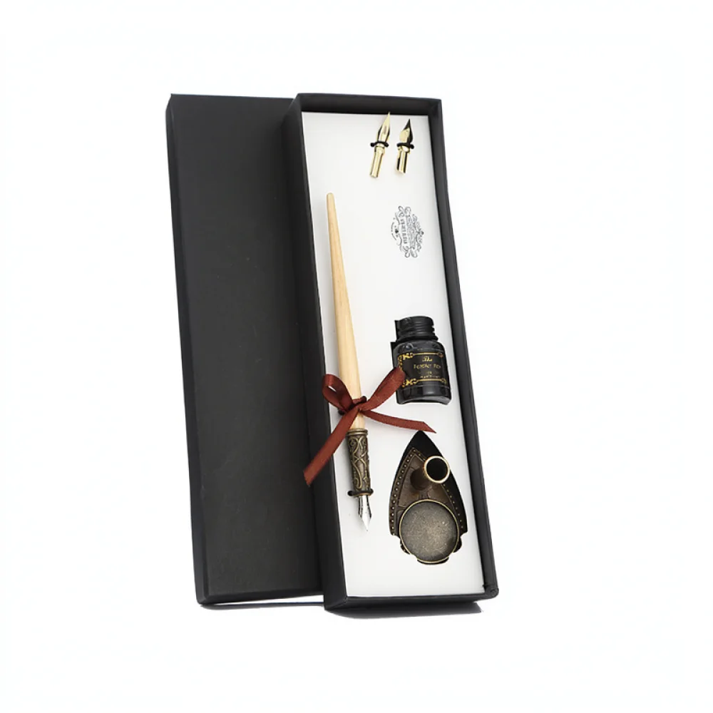Wyjątkowy zestaw długopisów sz – Glass Dip Pen Calligraphy Ink Set recenzja i cena