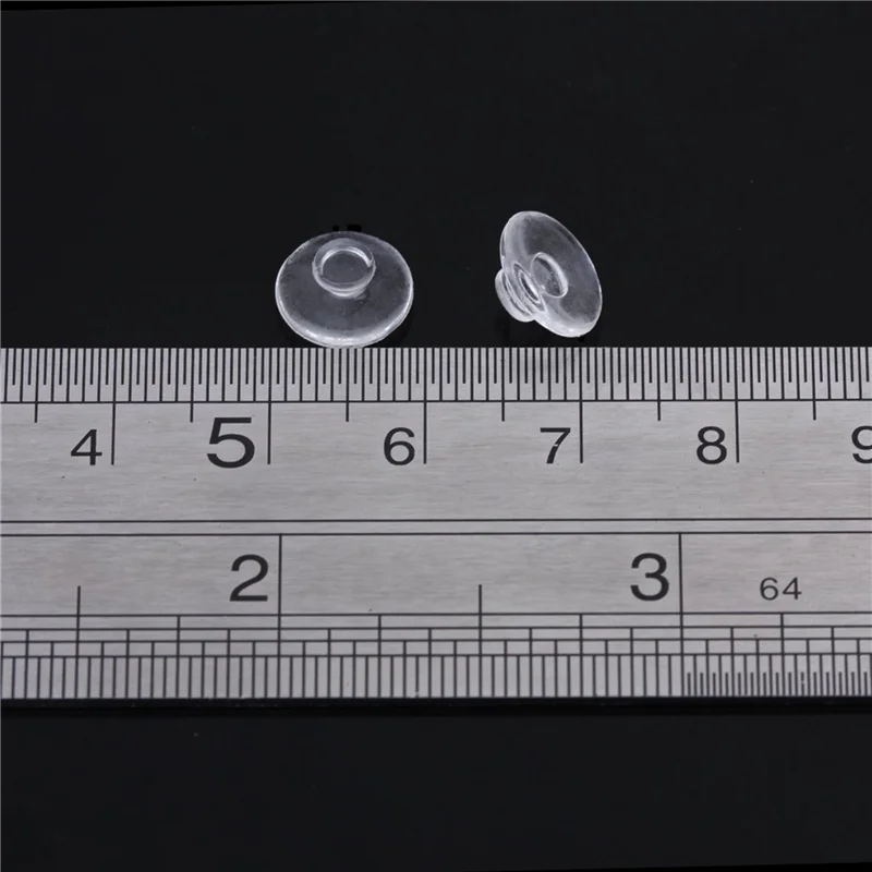 ASDS-50 زوجًا من وسادات أنف النظارات المصنوعة من السيليكون مقاس 9 مم