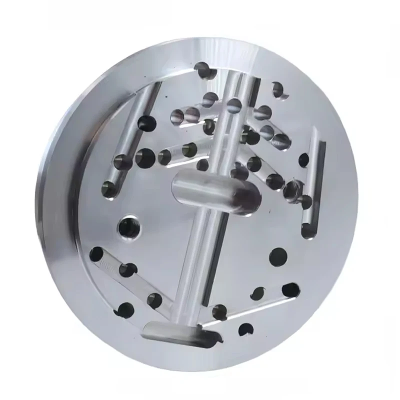 تخصيص 7075 سبائك الألومنيوم كرسي متحرك محور عجلات أجزاء الألومنيوم باستخدام الحاسب الآلي معالجة 5 محاور