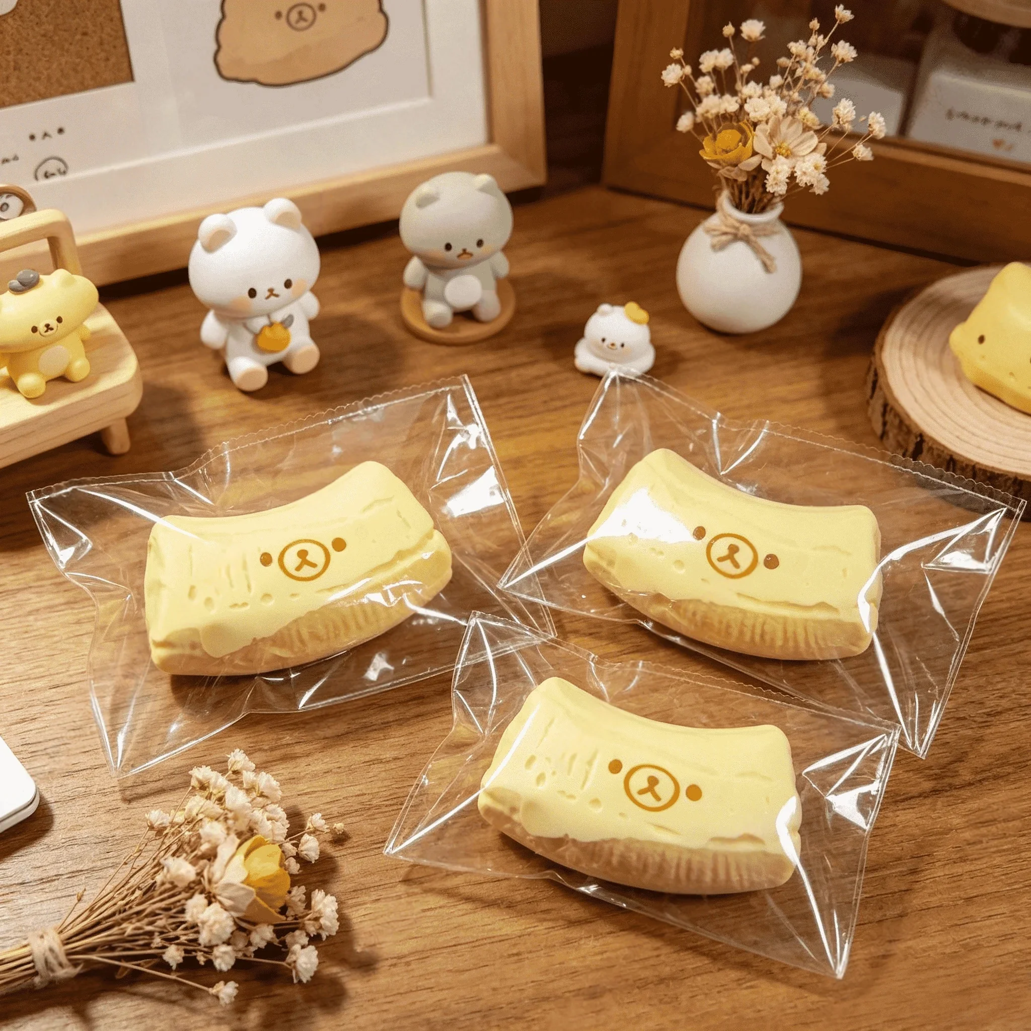 Espremedor de Banana Urso Amarelo Cremoso: Gadget e Presente Imersivo ASMR para Alívio do Estresse e Relaxamento no Escritório