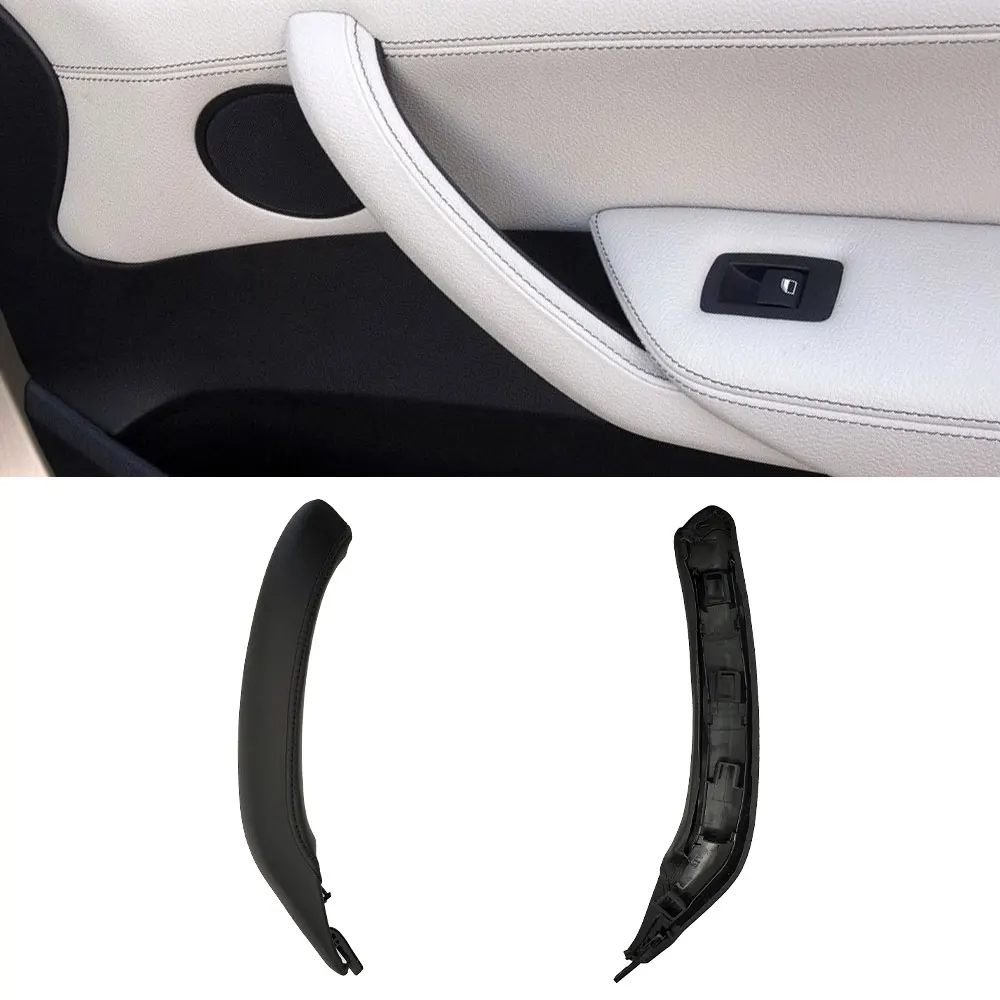 For BMW F25 F26 Car Left Right Hand Inner Door Pull Handle Leather Outer Cover Trim Replacement Accessory For BMW X3 X4 2009-201