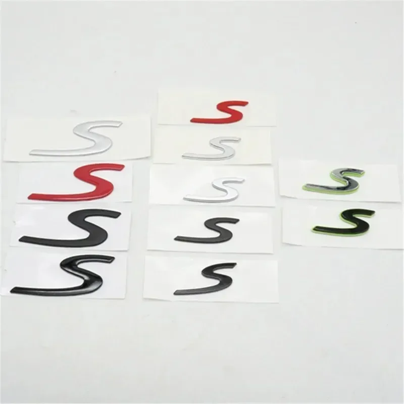 

Car Rear S 4 GTS Letter Emblem Tail Door Trunk Sticker Styling Logo Badge For Panamera Macan Taycan 911 718 Accessories