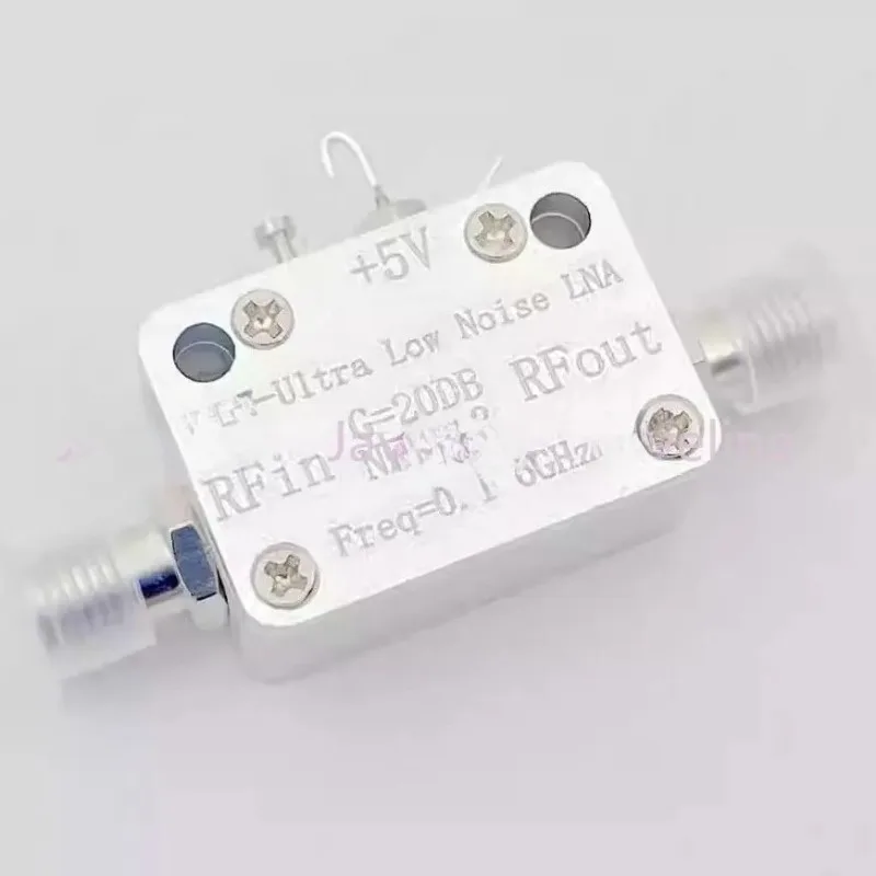 0.1–6GHz Ultra Low Noise Amplifier 0.3dB NF RF Signal Boost Module Broadband LNA Receiver