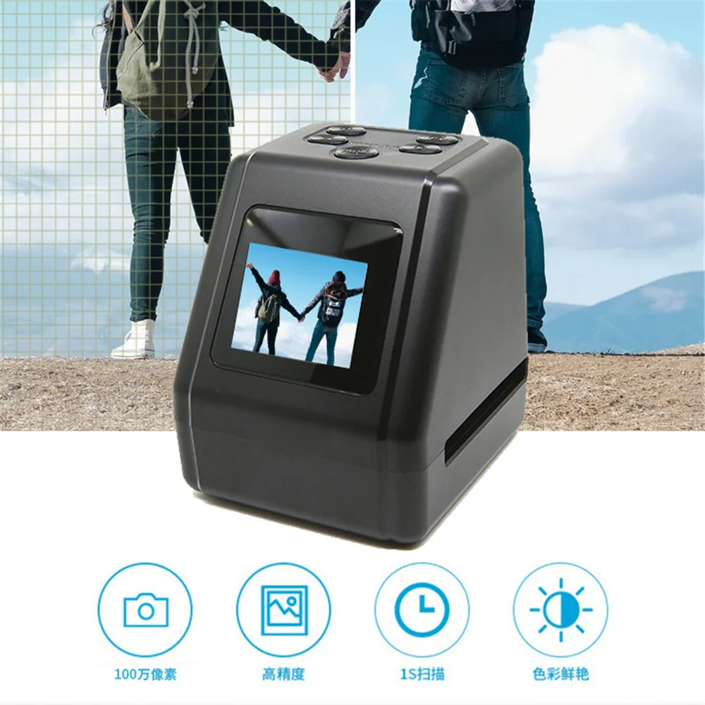 

Vintage Camera 135/126/110mm/8 Film High Definition 2.0 Film Scanner LCD Screen Film Scanner