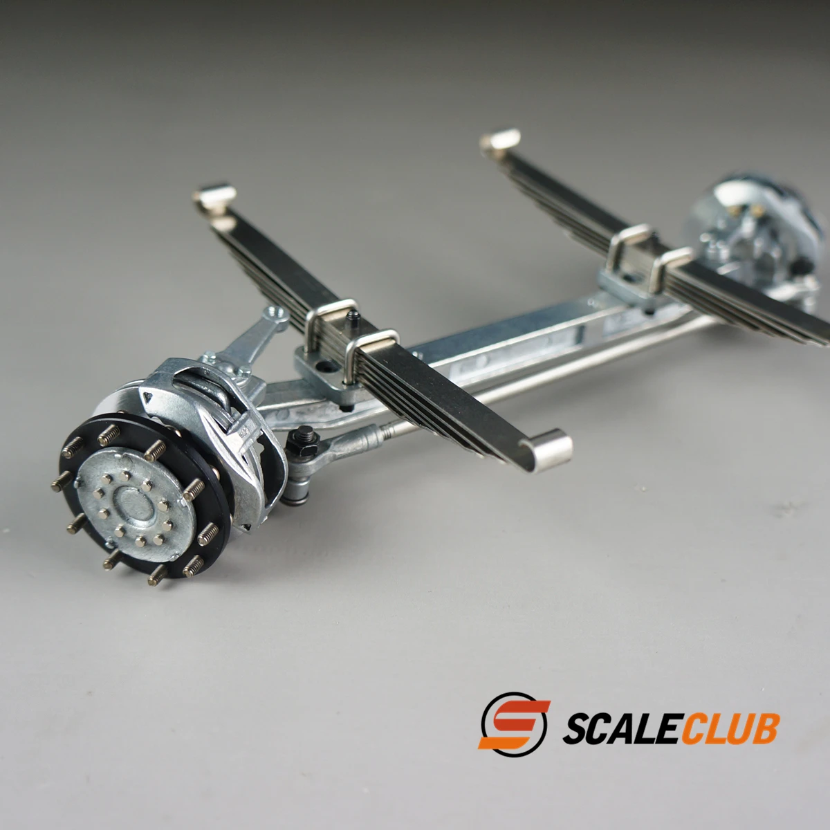 

Scaleclub Model 1/14 Drag Head Mud Head Metal Unpowered Front Axle Brake Caliper For Tamiya Lesu For Scania Man Volvo Parts