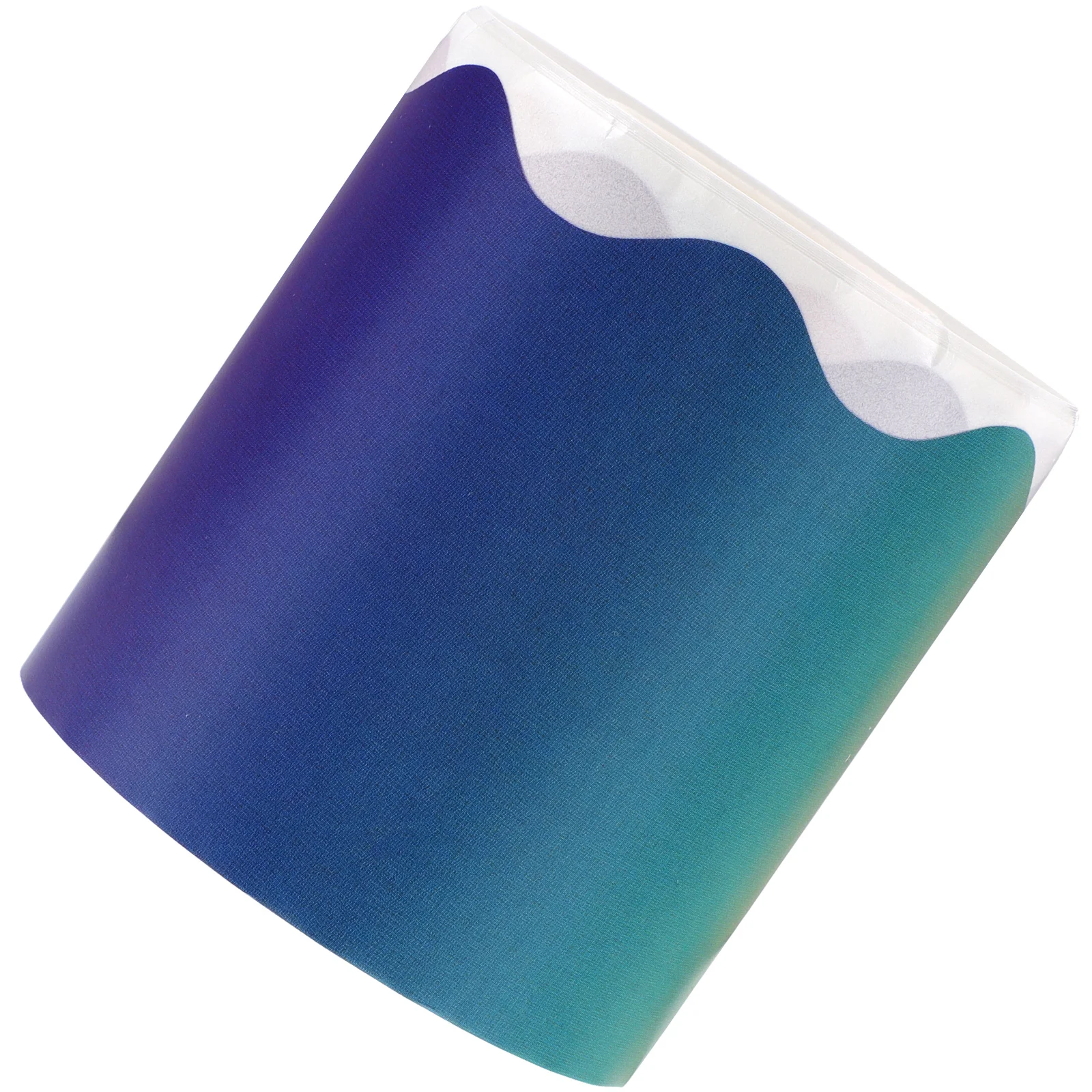 

1 Roll Adhesive Bulletin Board Border Trim Stickers Cute Blackboard Decorative Strips Removable Rainbow Gradient Stickers