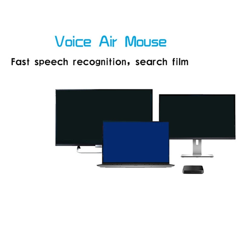 Q2 Smart TV Backlight Wireless Air Mouse IR Learning 2.4Ghz RF Smart Voice Remote Control For Computer TV Box