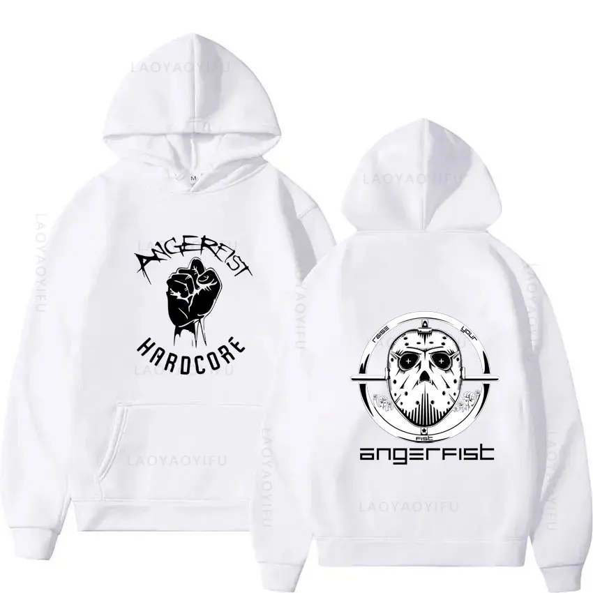 Angerfist Dutch Gabber Music Theme Graphic Sweatshirts Men\'s Autumn Clothing Hoodies Hooded Sweatshirt Hoody New & Hoodie Shirt