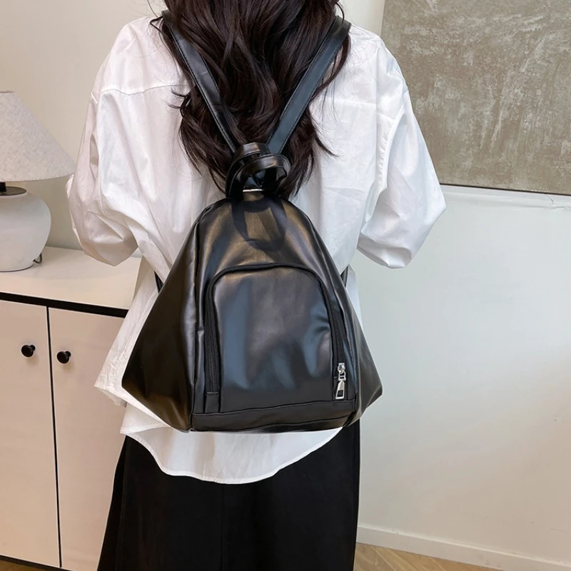 

Pu Leather Shoulder Crossbody Bag for Women 2025 New Brand Large Ladies Backpack High Quality Luxury Designer Female Handbags