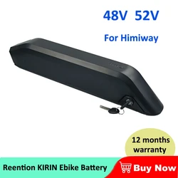 Kirin EBike Battery 21700 48V 52V 20Ah Electric Bicycle Battery for Ariel Bafang 1500W-350W Motor